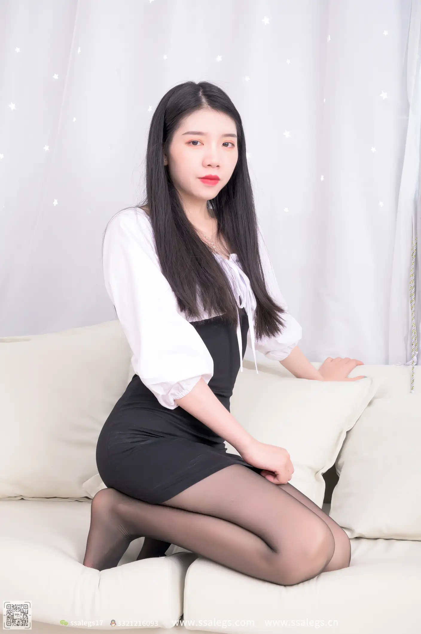 [爱美足] NO.517 秋秋 黑丝写真（下) 丝社#[122P]-1