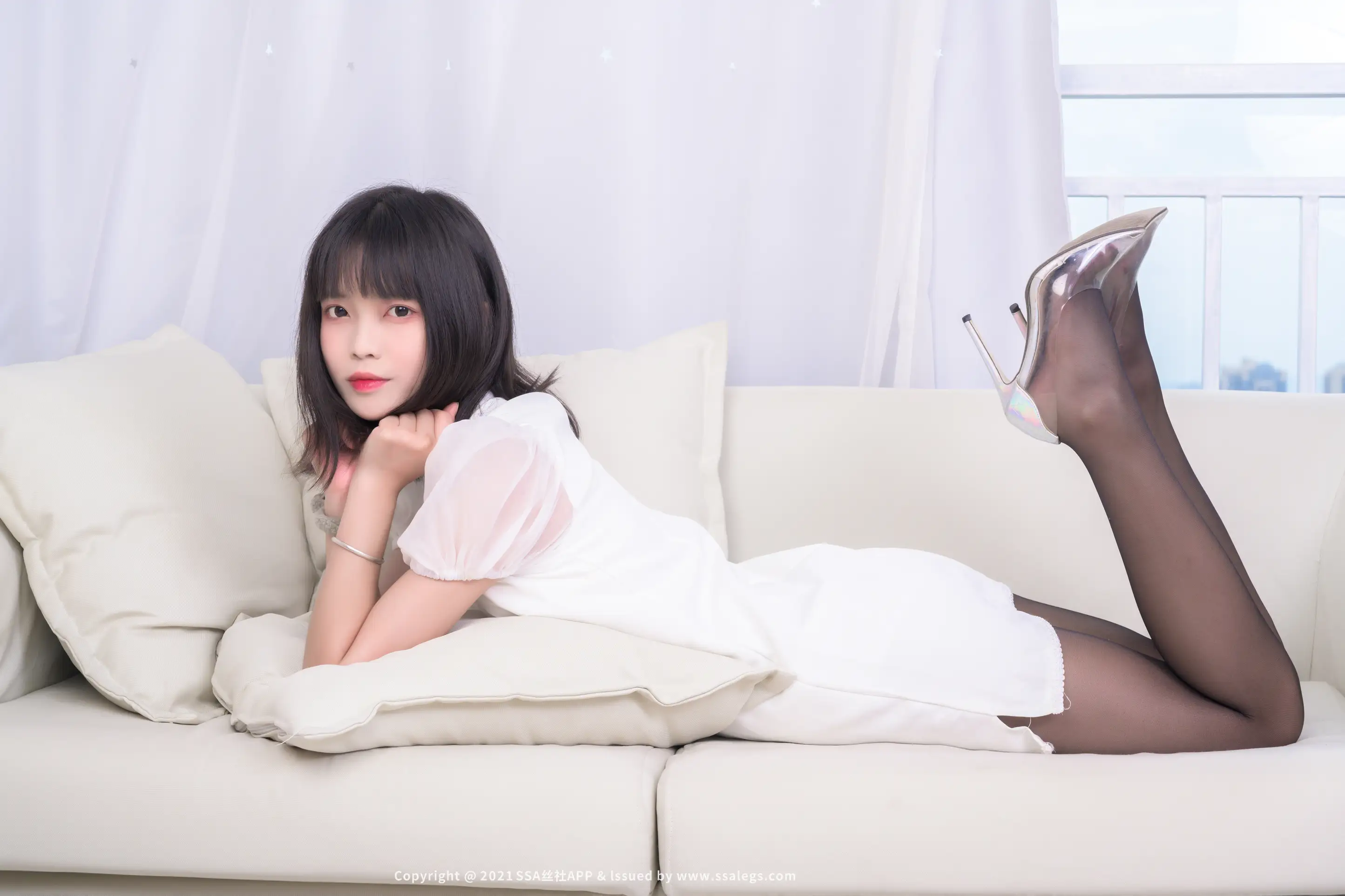 [爱美足] NO.664 腿模丹丹的黑丝袜美足(上) 丝社#[118P]-3
