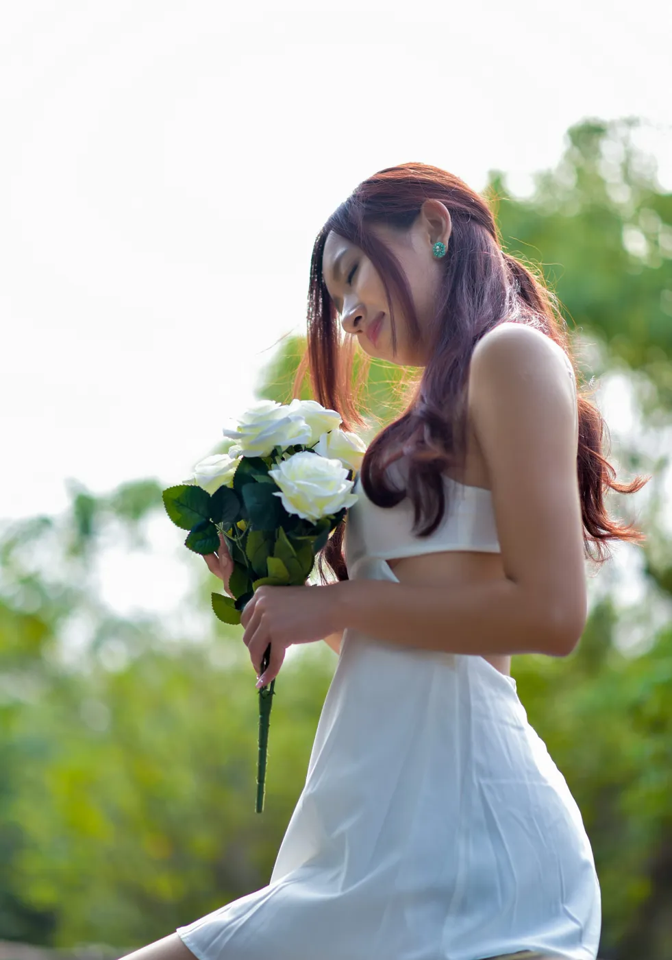 [爱美足] NO.175 名婷 露背吊带连衣短裙丝袜凉高美腿 街拍#[67P]-2