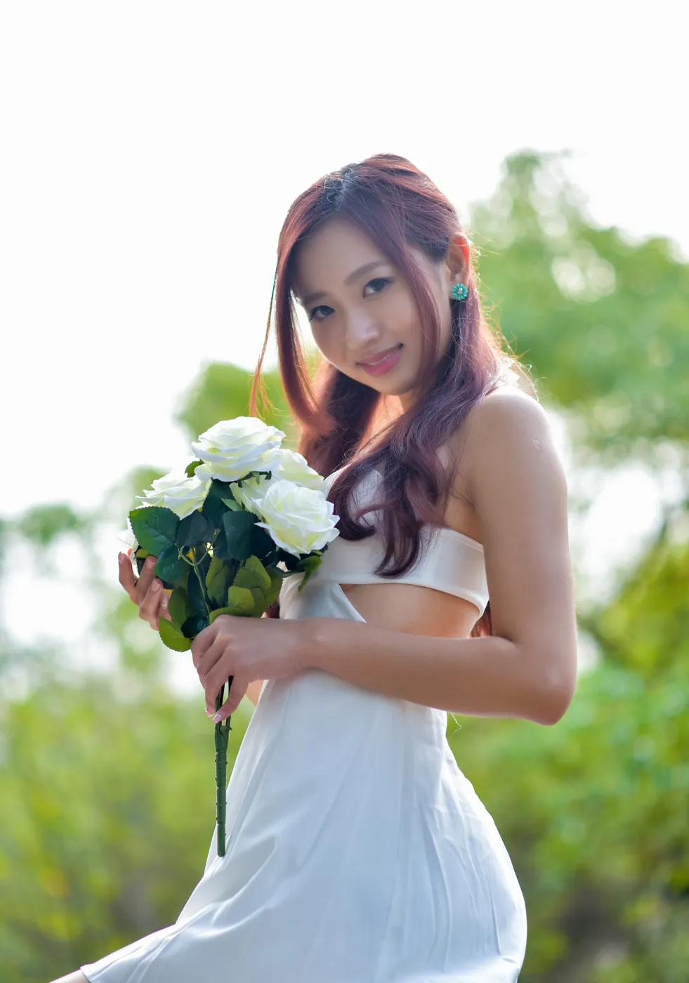 [爱美足] NO.175 名婷 露背吊带连衣短裙丝袜凉高美腿 街拍#[67P]-3