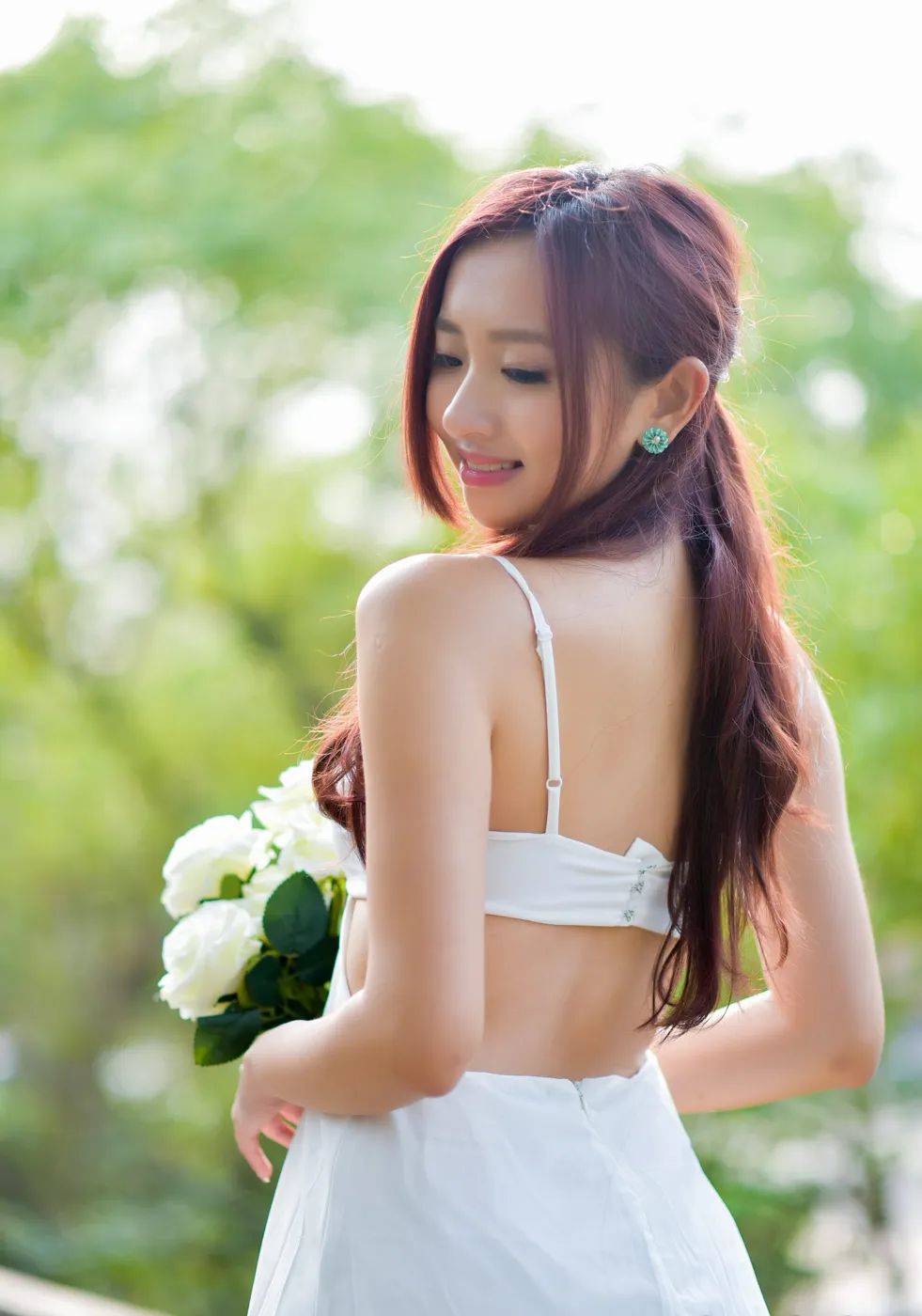 [爱美足] NO.175 名婷 露背吊带连衣短裙丝袜凉高美腿 街拍#[67P]-4