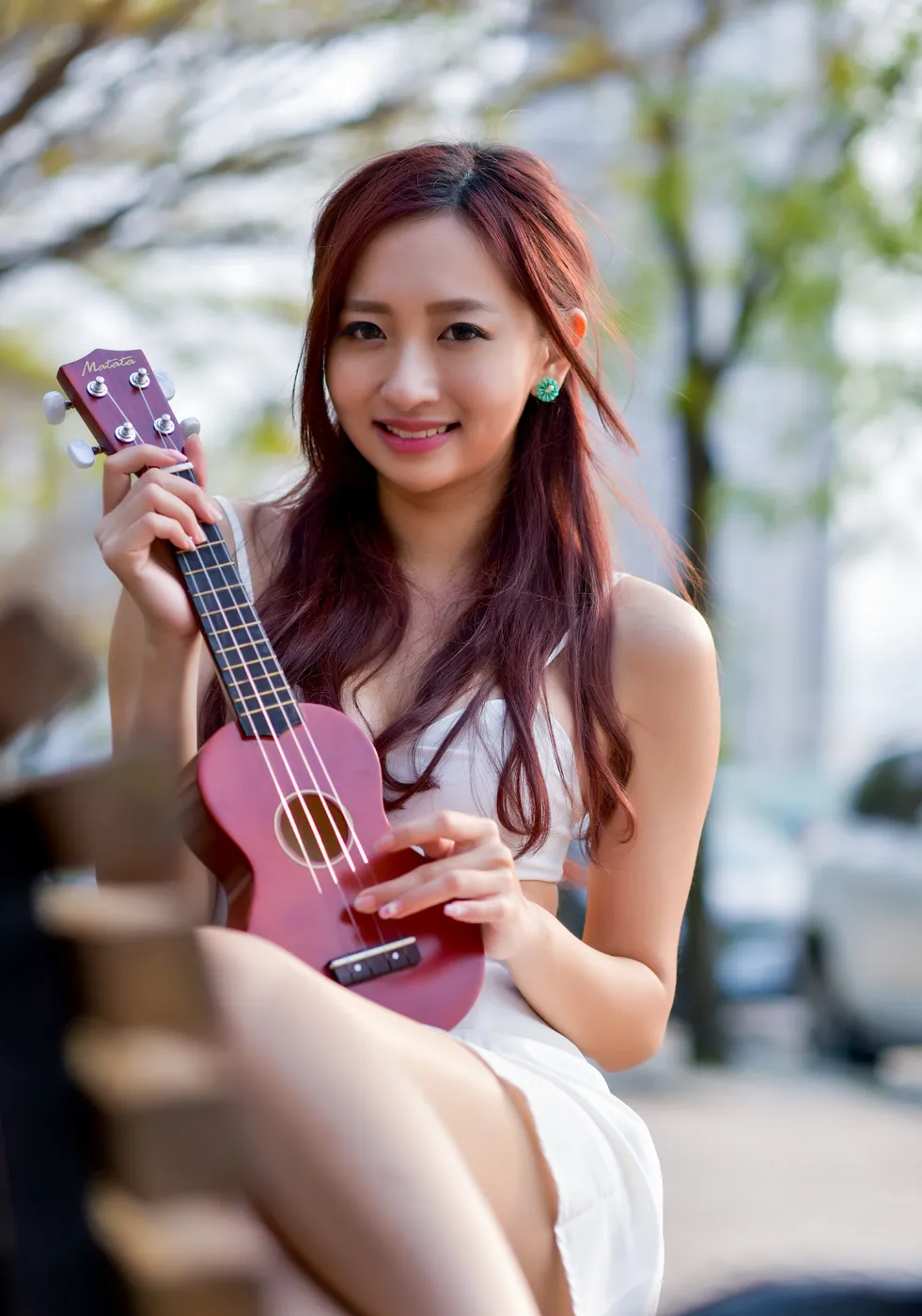 [爱美足] NO.175 名婷 露背吊带连衣短裙丝袜凉高美腿 街拍#[67P]-3