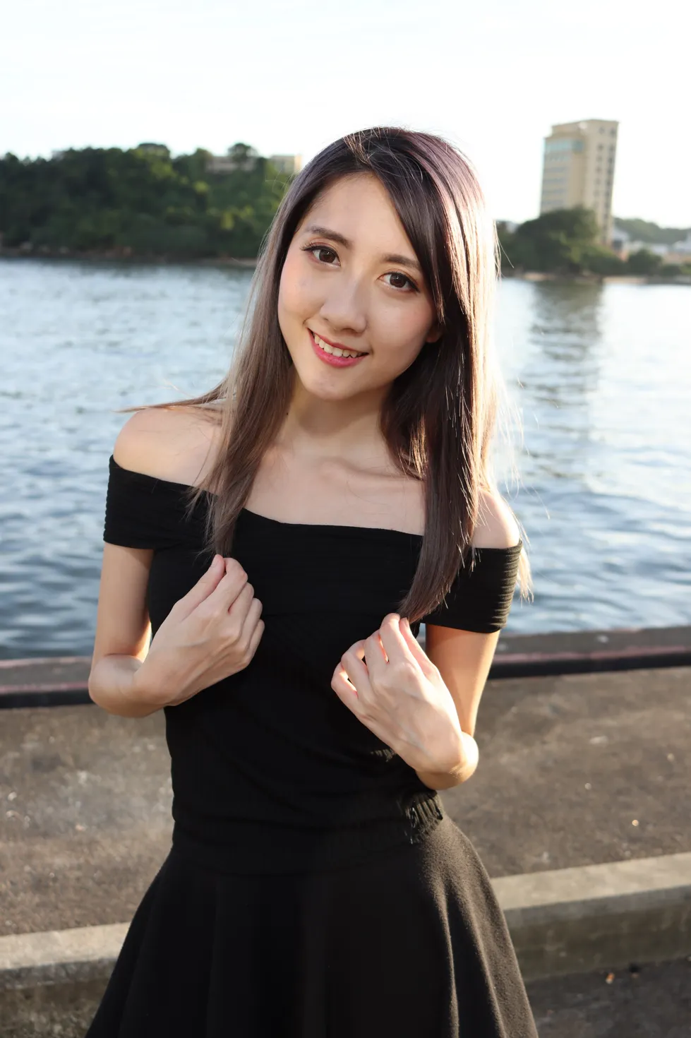 [爱美足] NO.140 Elaine Chung 连衣裙丝袜凉高美腿 街拍#[73P]-7