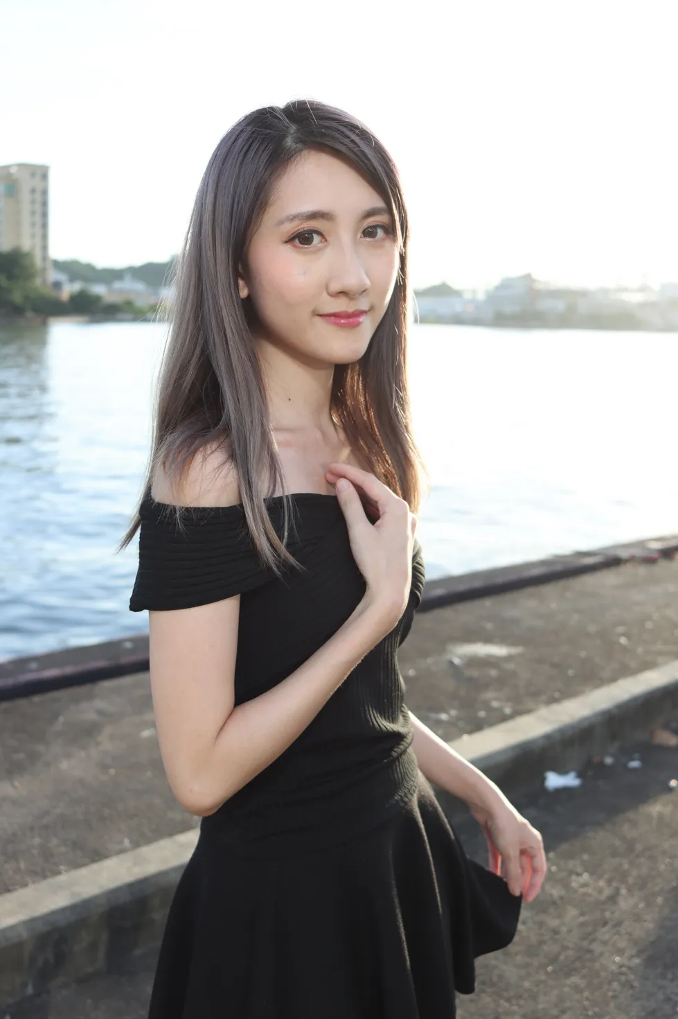 [爱美足] NO.140 Elaine Chung 连衣裙丝袜凉高美腿 街拍#[73P]-9