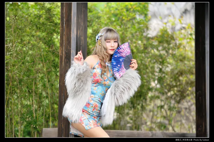 [爱美足] NO.069  薛凯云 林安泰古厝 高跟美腿外拍 街拍#[76P]-2