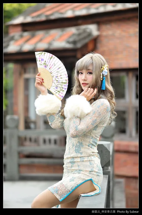 [Mzsock] NO.069 Xue Kaiyun, Lin Antai’s ancient house, high heels and beautiful legs, outdoor shot street photography#[76P]-8