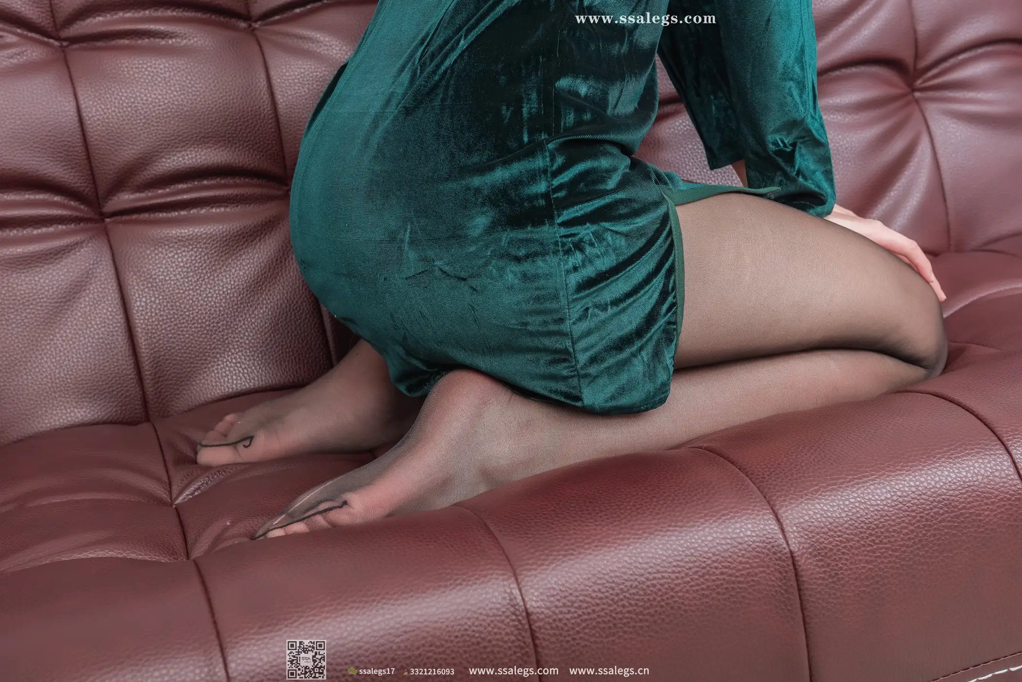 [爱美足] NO.450 君君 复古的孔雀绿 丝社#[99P]-7