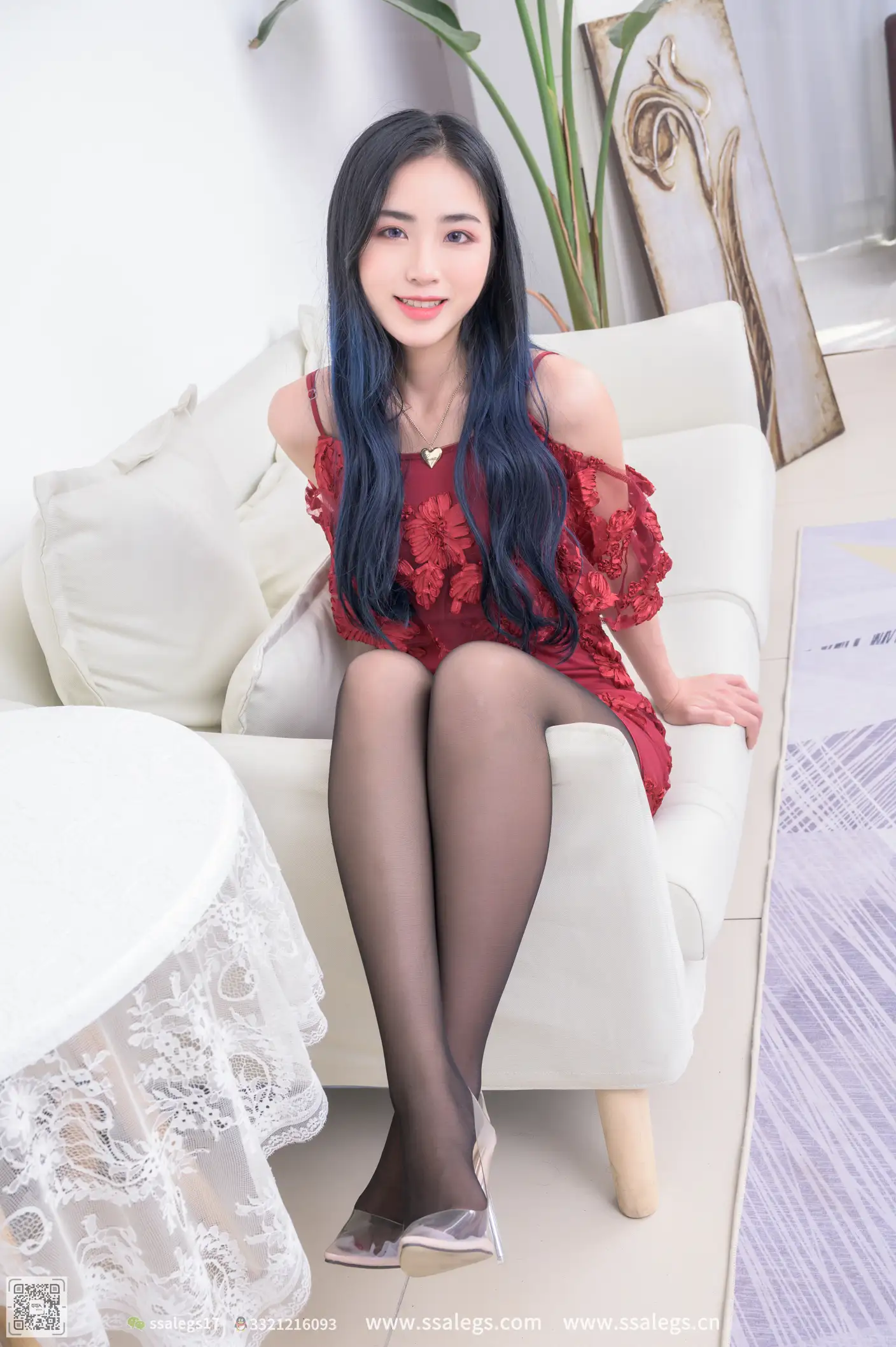 [爱美足] NO.523 茵茵 黑丝写真（上) 丝社#[127P]-23