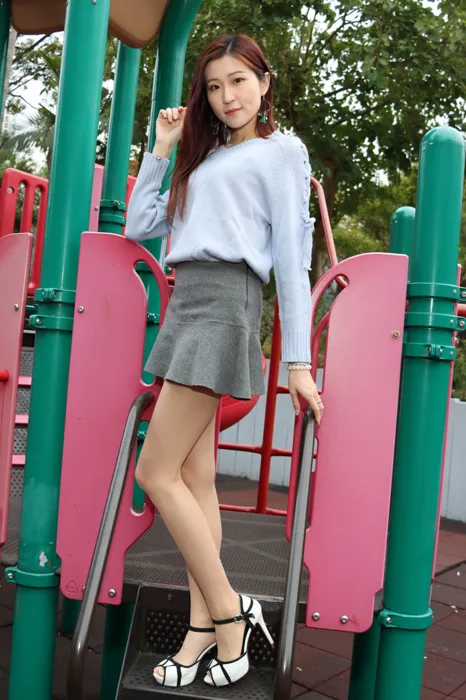 [爱美足] NO.011 Rita Li 性感造型外拍 街拍#[75P]-7