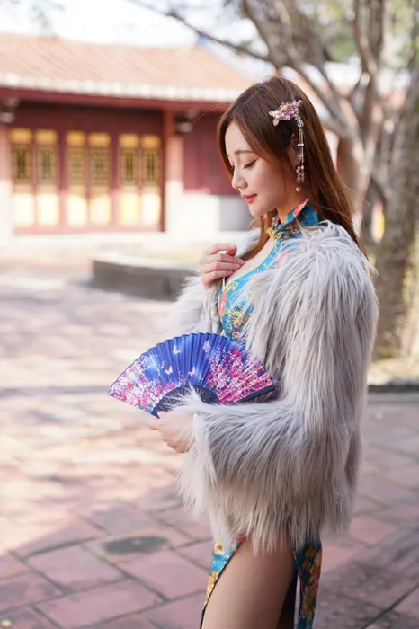 [爱美足] NO.065  苏小立 超短开衩旗袍 高跟美腿外拍 街拍#[102P]-2