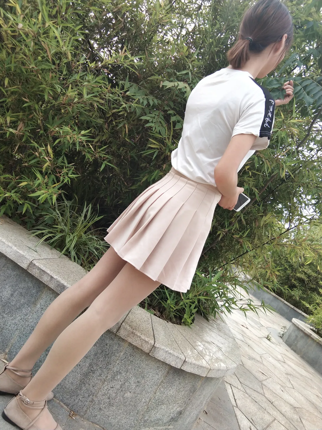 [爱美足] NO.016 肉丝绑带平底鞋 街拍#[24P]-5