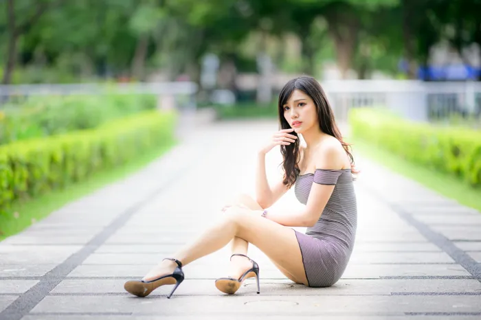 [Mzsock] NO.045 Bao Stockings and High Heels Beautiful Legs Outdoor Shot street photography#[79P]-8