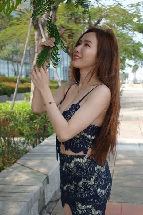 [爱美足] NO.059  Dora 镂空小礼服 高跟美腿旅拍 街拍#[80P]-4