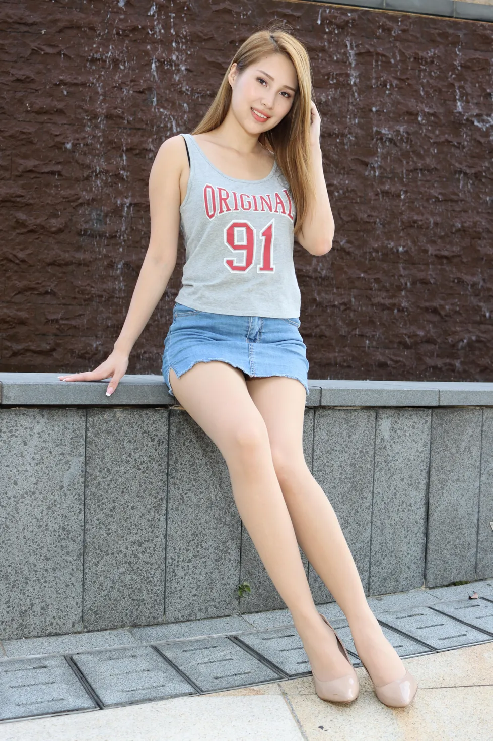 [爱美足] NO.139 Van Van 丝袜美腿高跟 街拍#[100P]-7