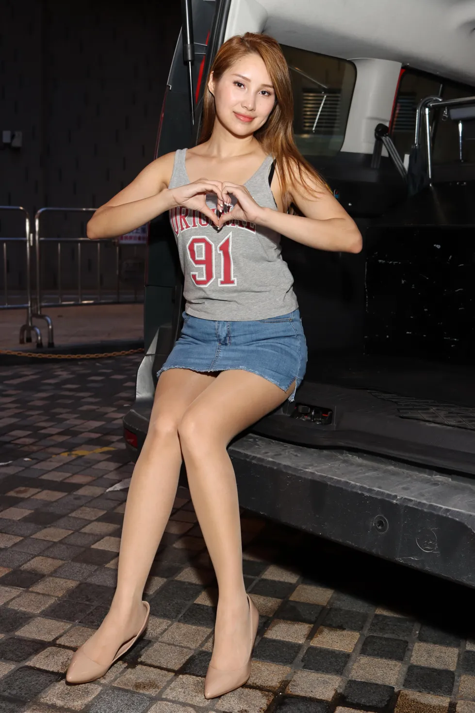 [爱美足] NO.139 Van Van 丝袜美腿高跟 街拍#[100P]-9