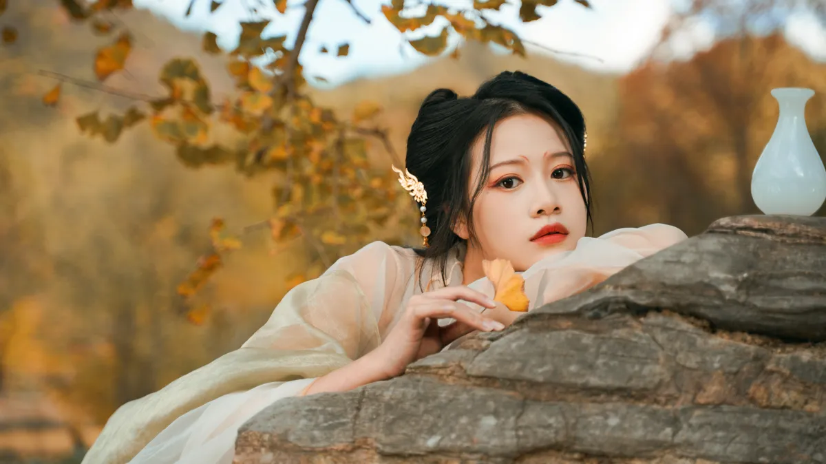 [艺图语] 2022.12.12 Vol.2664 – 银杏树下 旺旺小小舒#[39P]-6