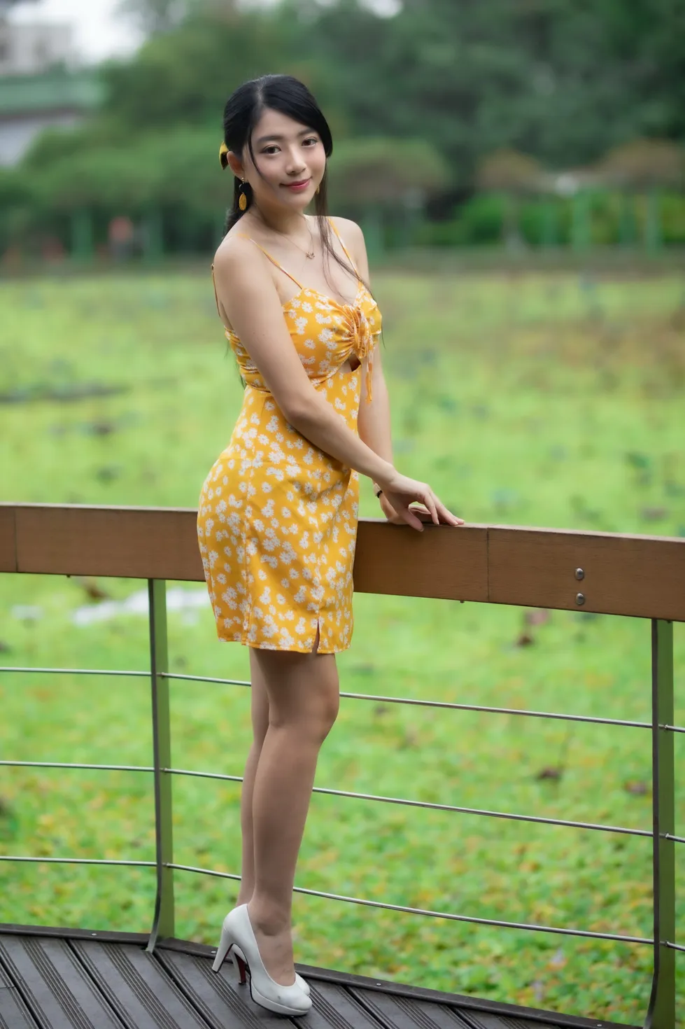 [Mzsock] NO.170 Xiangqin suspender dress with high heels and beautiful legs street photography#[48P]-7