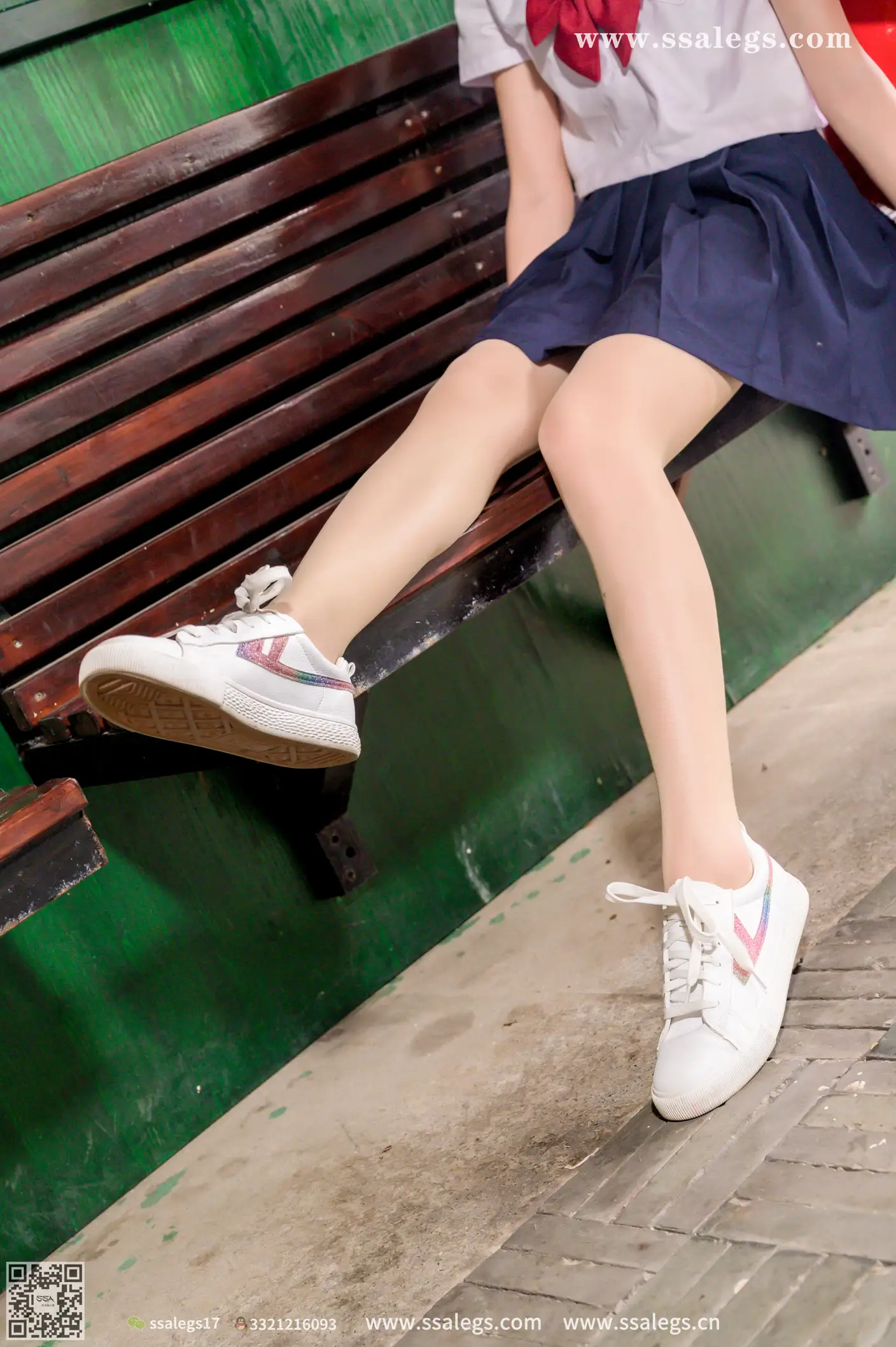 [爱美足] NO.422 漫漫白色jk制服肉丝写真(下) 丝社#[124P]-3