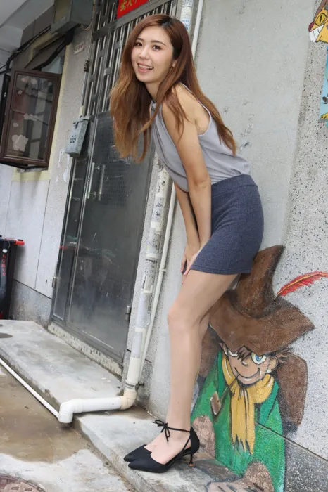 [爱美足] NO.093 長腿美模 Shuk Man 短裙 高跟美腿外拍 街拍#[101P]-4