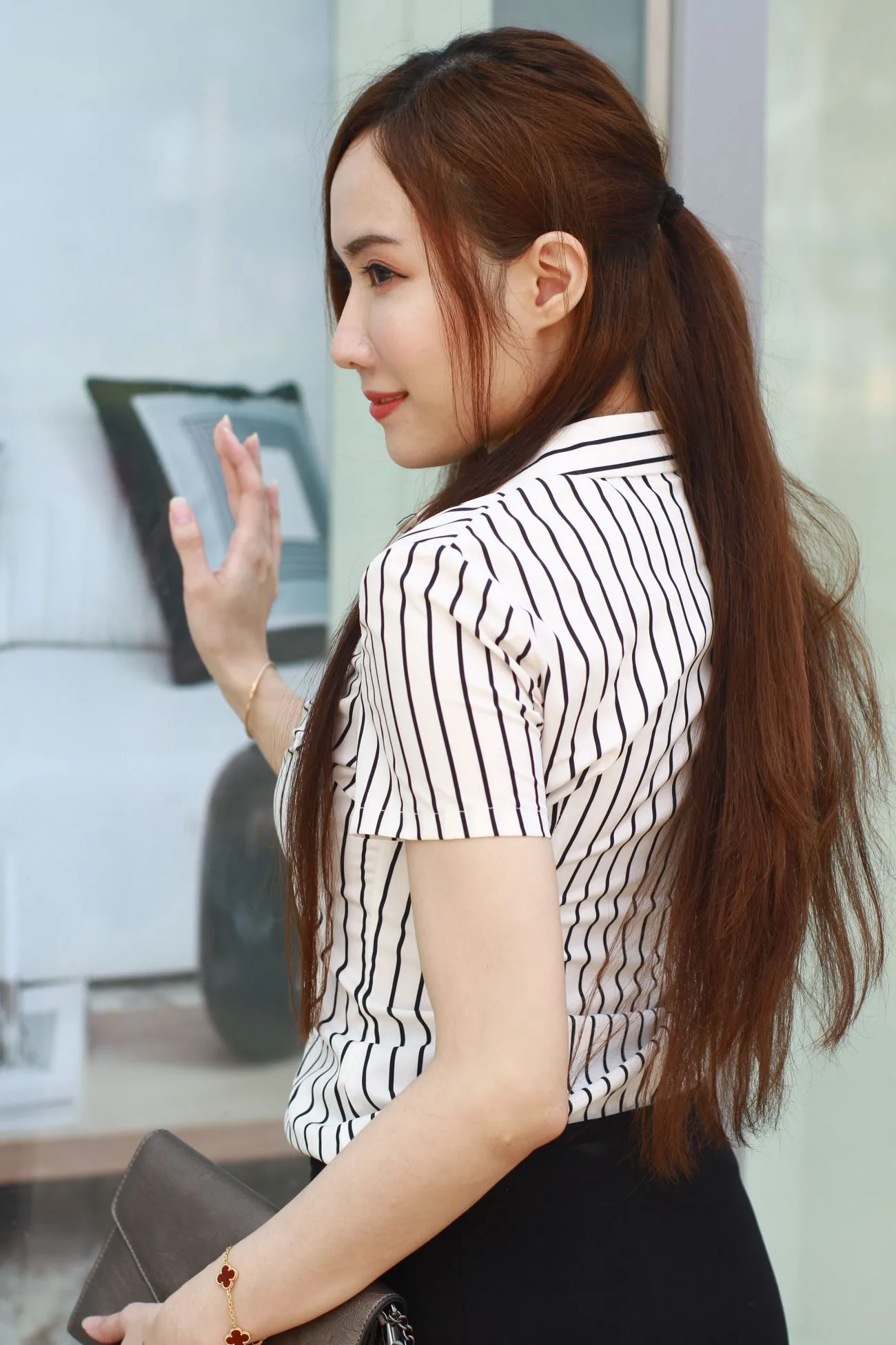 [爱美足] NO.073  Dora妍希 OL黑丝高跟美腿 街拍#[82P]-3