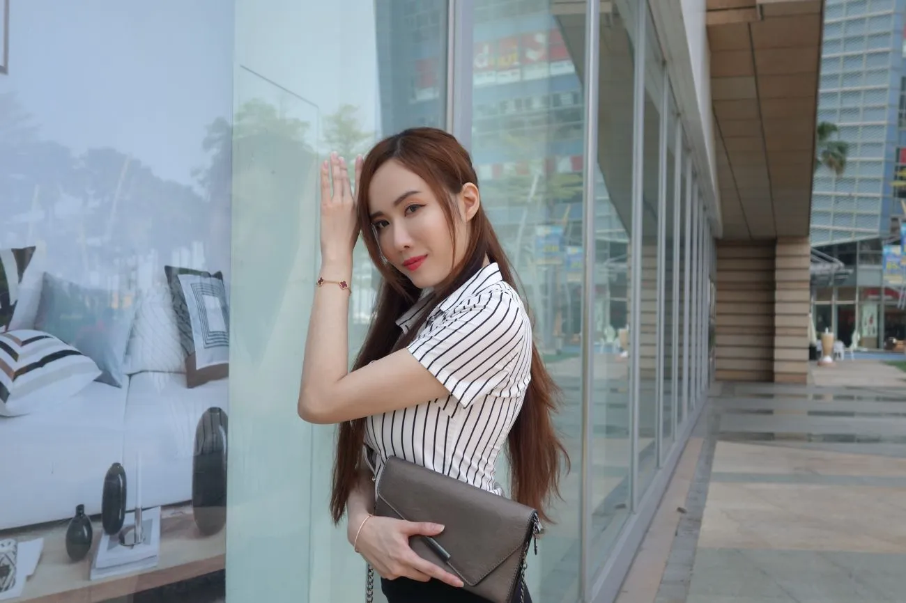 [爱美足] NO.073  Dora妍希 OL黑丝高跟美腿 街拍#[82P]-2