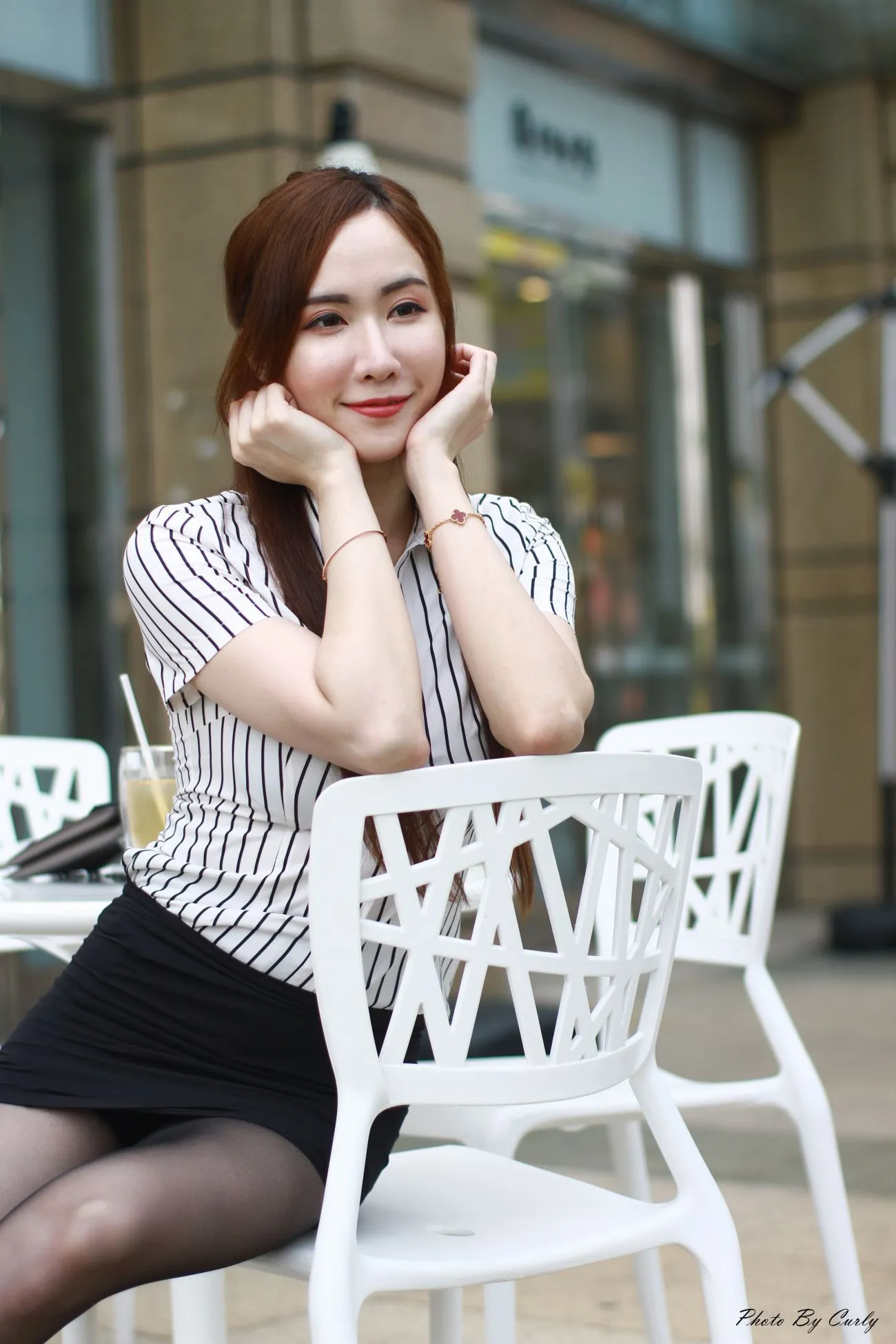 [爱美足] NO.073  Dora妍希 OL黑丝高跟美腿 街拍#[82P]-10