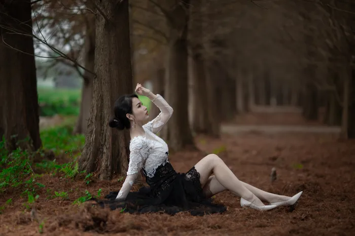 [爱美足] NO.062  杨宓凌 包臀裙更显性感 街拍#[100P]-7