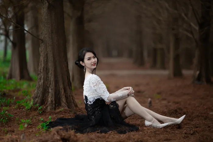 [爱美足] NO.062  杨宓凌 包臀裙更显性感 街拍#[100P]-8