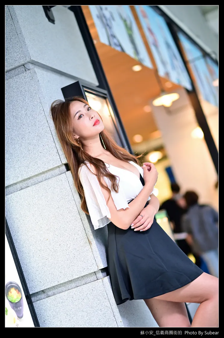 [爱美足] NO.101 低胸連衣裙涼高美腿 街拍#[43P]-1