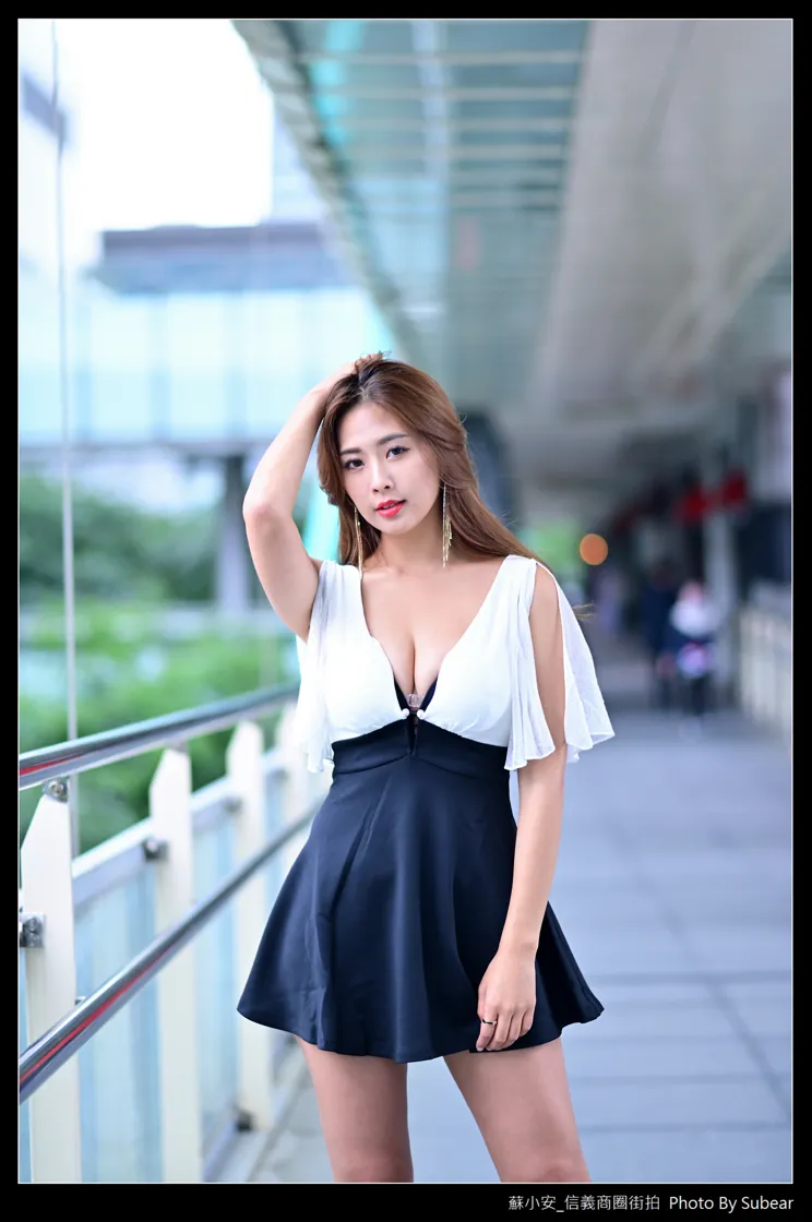 [爱美足] NO.101 低胸連衣裙涼高美腿 街拍#[43P]-9