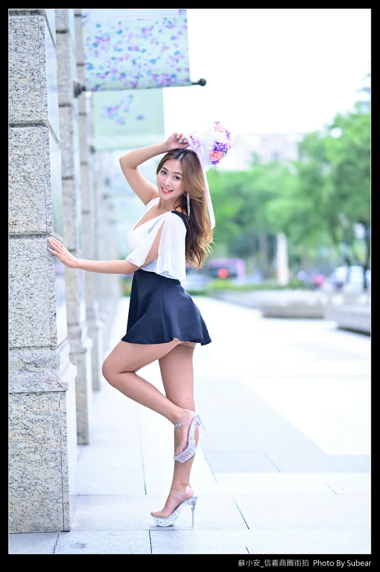 [爱美足] NO.101 低胸連衣裙涼高美腿 街拍#[43P]-3