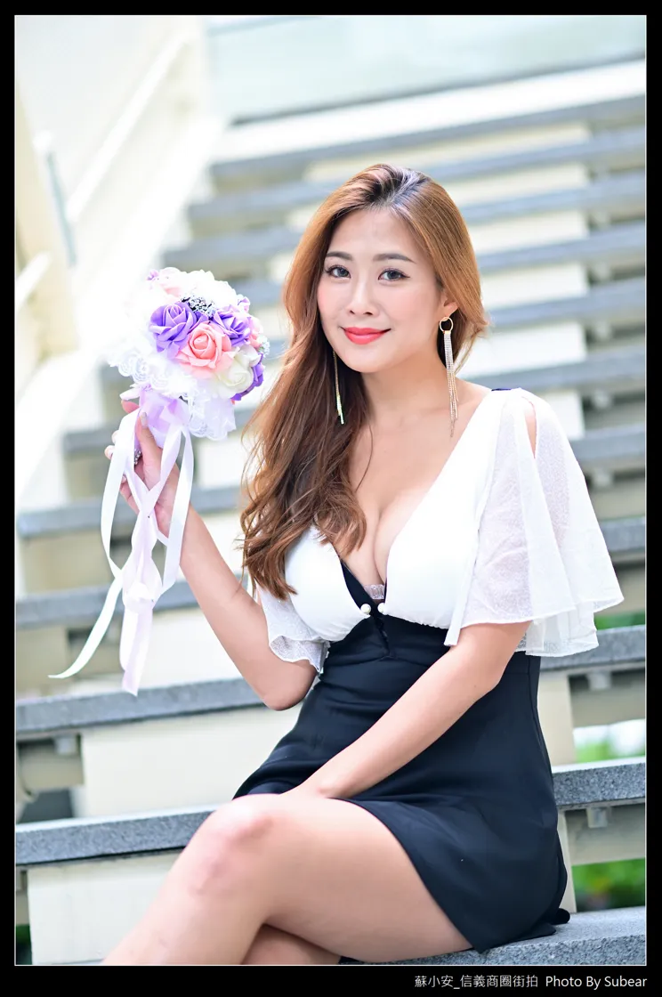 [爱美足] NO.101 低胸連衣裙涼高美腿 街拍#[43P]-1