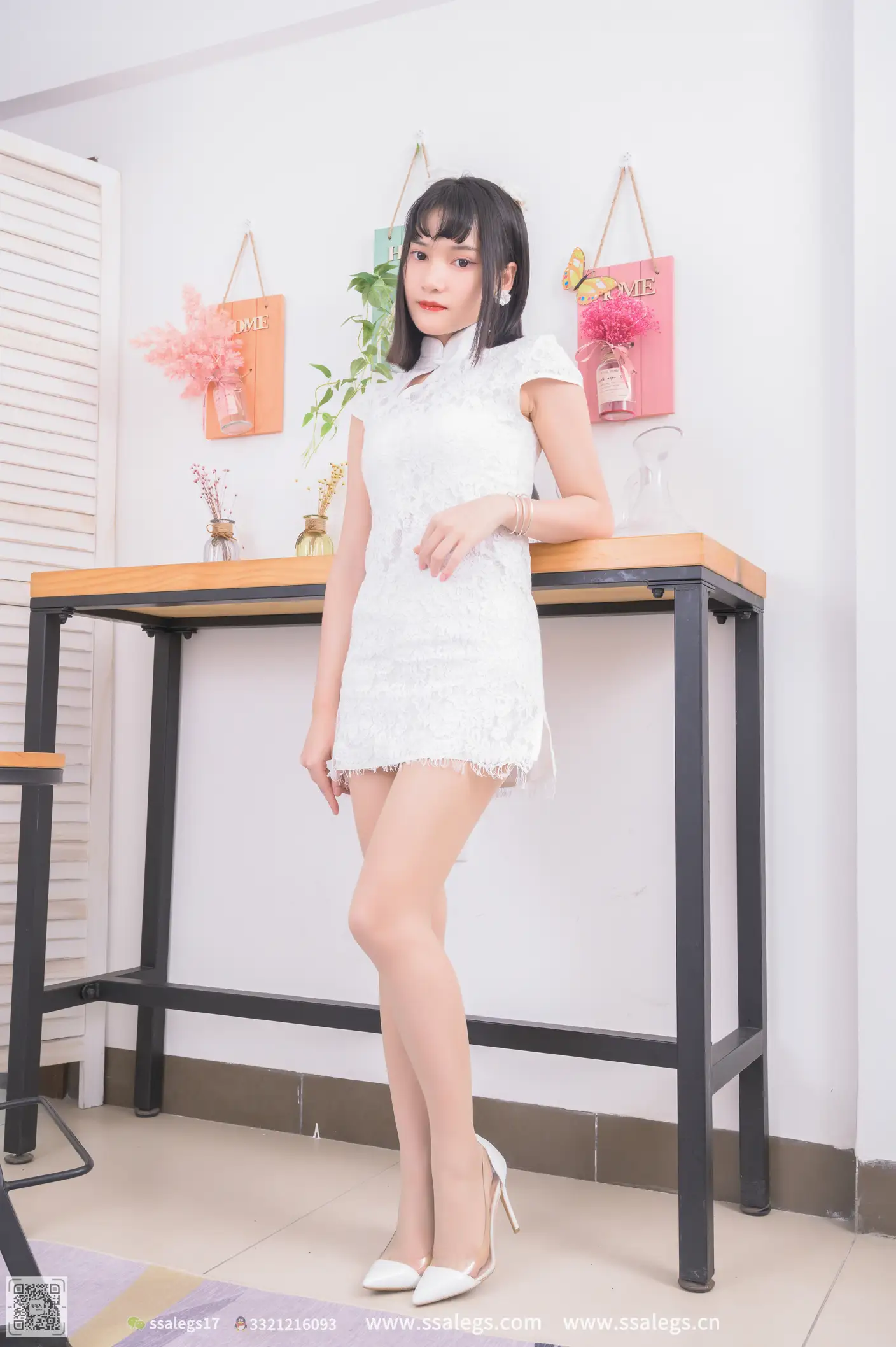 [爱美足] NO.505 冰冰 旗袍肉丝袜写真（上) 丝社#[125P]-9