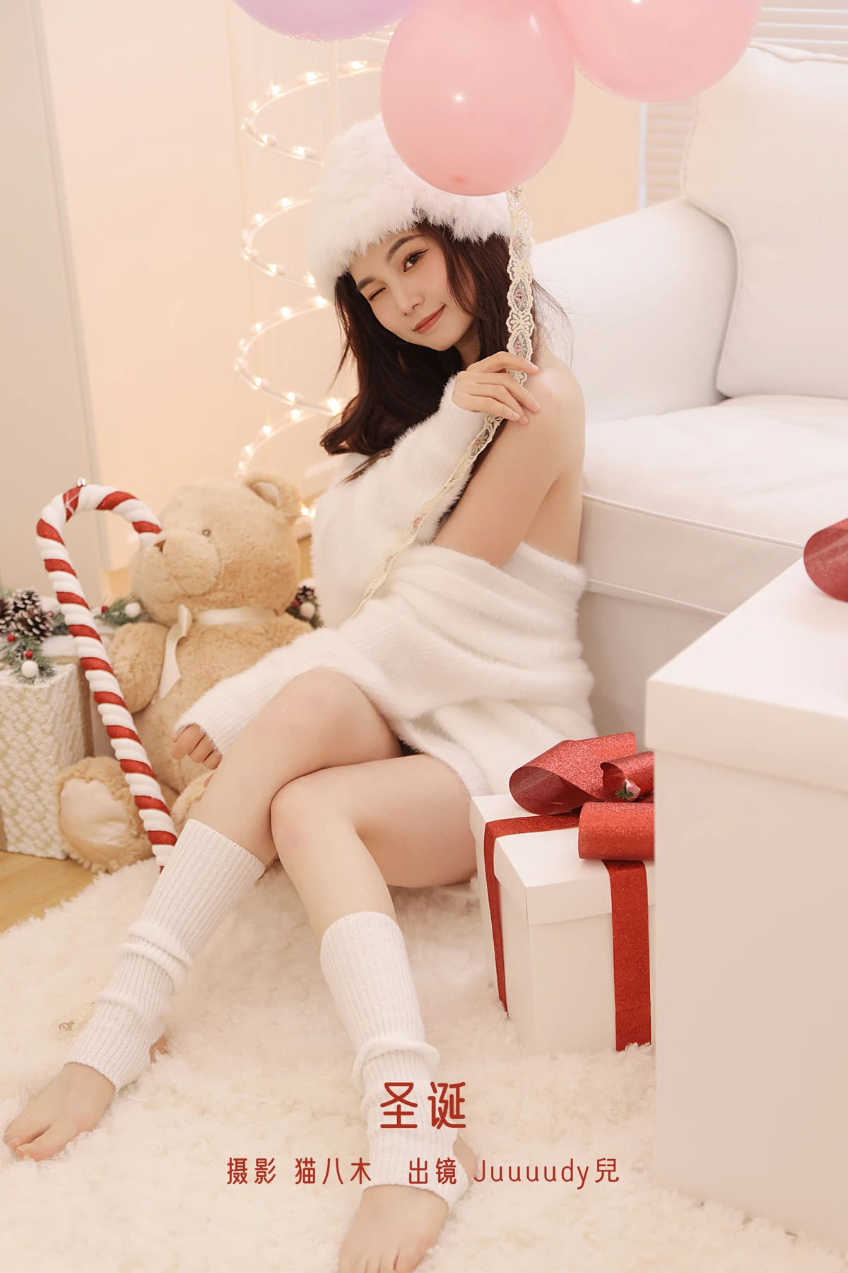[艺图语] 2022.12.25 Vol.2755 – 圣诞 Juuuudy兒#[23P]-1
