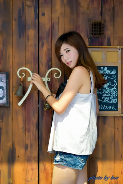 [爱美足] NO.061  方唯真 牛仔短裤 丝袜高跟美腿外拍 街拍#[73P]-5