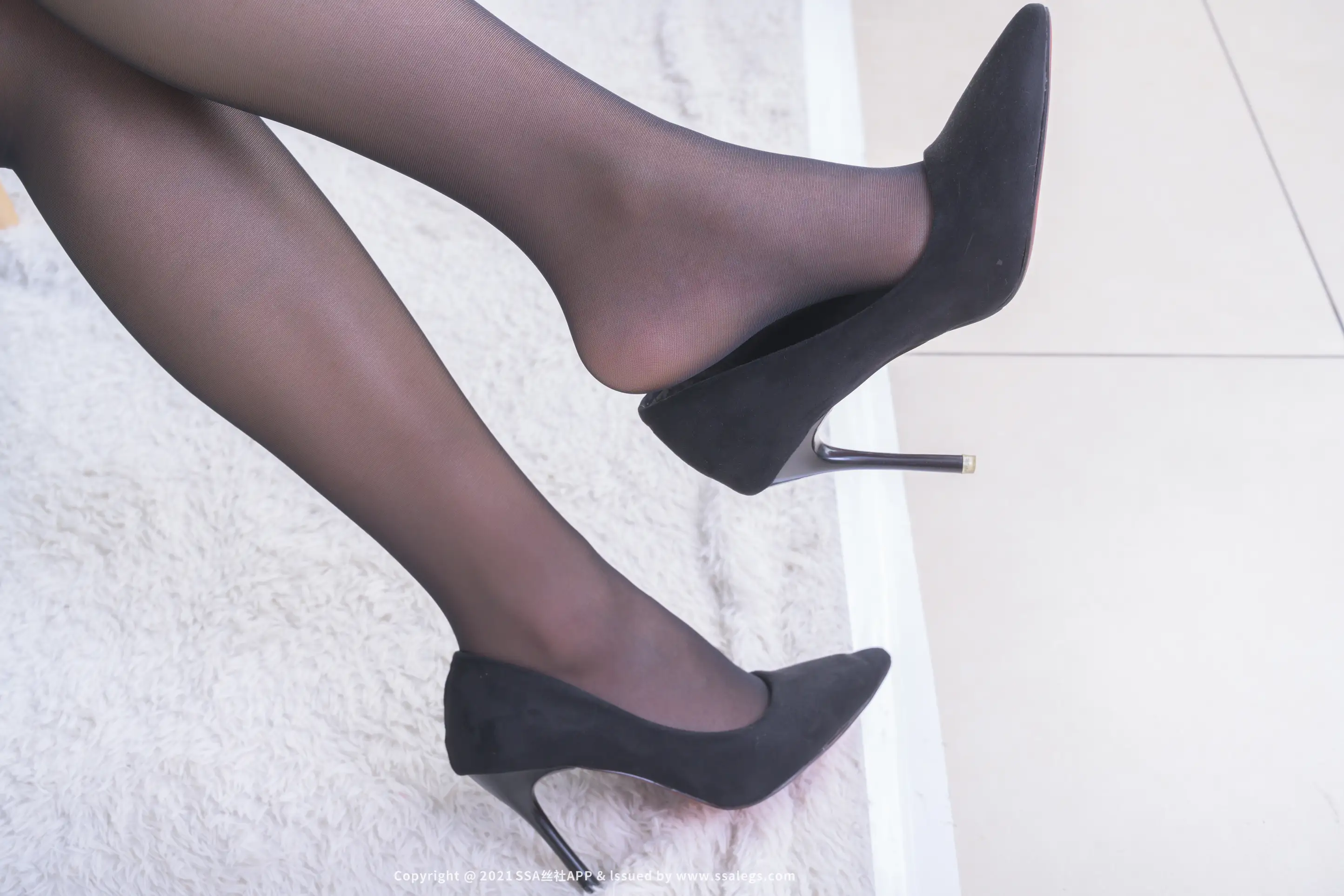 [爱美足] NO.660 模特思甜的黑丝袜美足(上) 丝社#[128P]-2