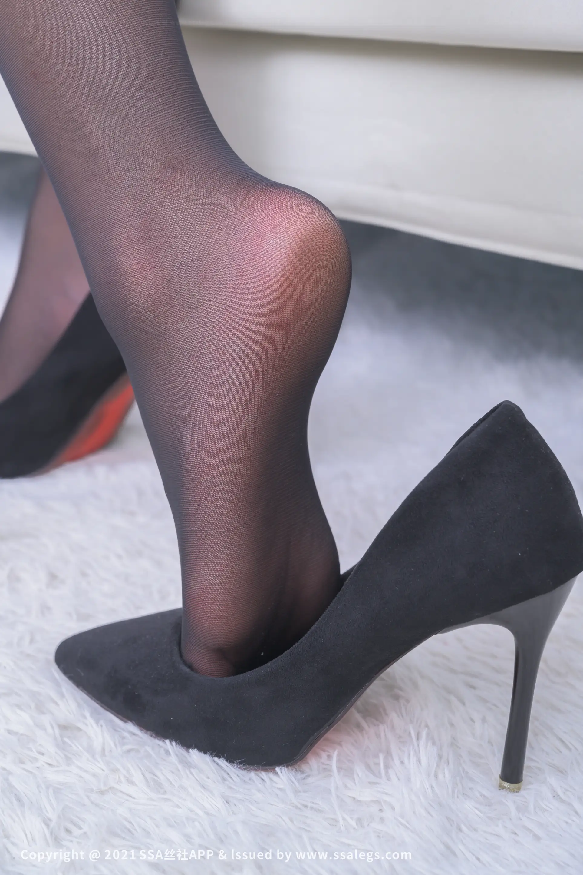 [爱美足] NO.660 模特思甜的黑丝袜美足(上) 丝社#[128P]-8