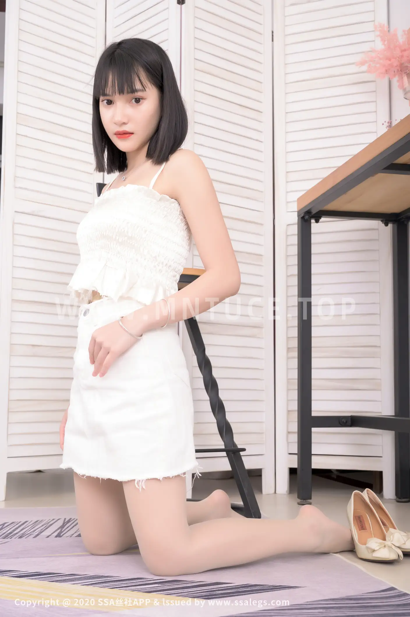 [爱美足] NO.566 冰冰 肉丝袜拍摄样片 丝社#[113P]-6