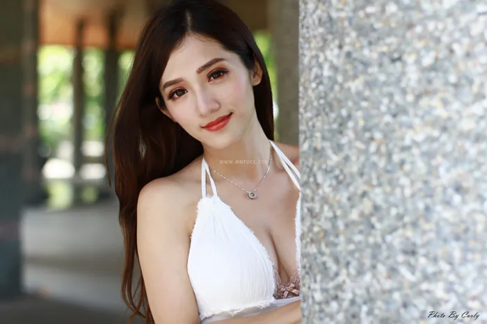 [爱美足] NO.039 Go Go 白色小禮服 高跟美腿外拍 街拍#[106P]-10