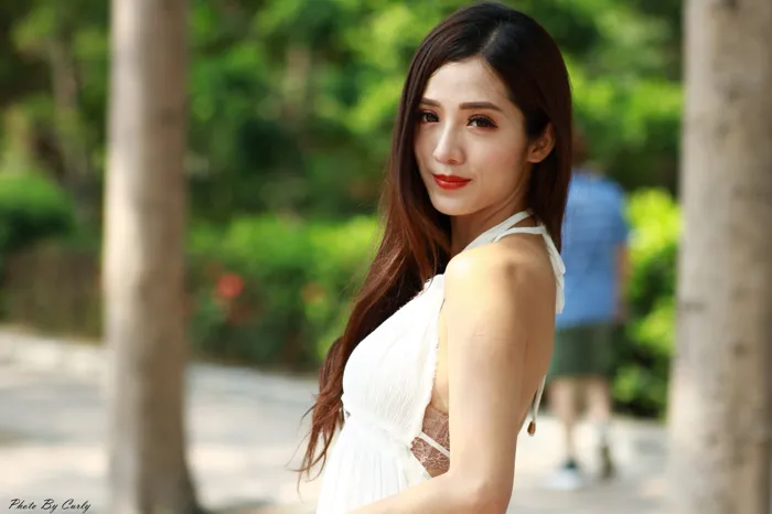 [爱美足] NO.039 Go Go 白色小禮服 高跟美腿外拍 街拍#[106P]-7