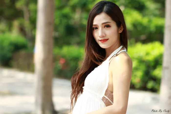 [爱美足] NO.039 Go Go 白色小禮服 高跟美腿外拍 街拍#[106P]-8