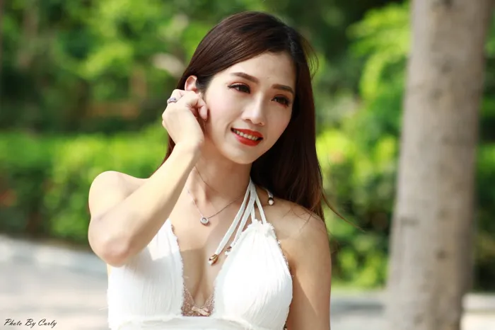 [爱美足] NO.039 Go Go 白色小禮服 高跟美腿外拍 街拍#[106P]-2