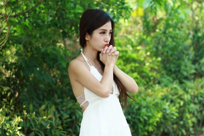 [爱美足] NO.039 Go Go 白色小禮服 高跟美腿外拍 街拍#[106P]-4