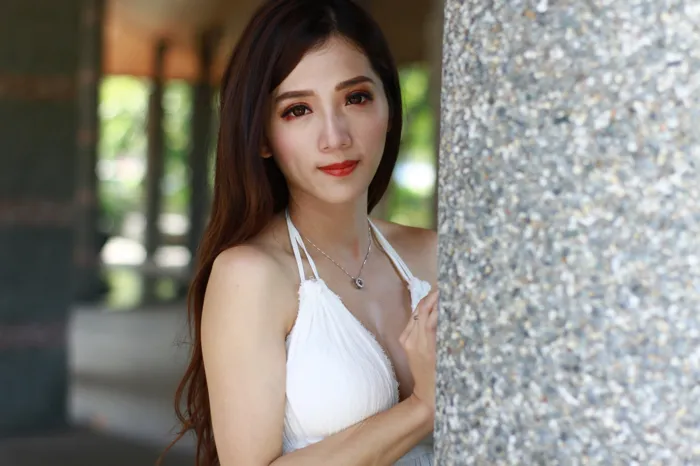 [爱美足] NO.039 Go Go 白色小禮服 高跟美腿外拍 街拍#[106P]-9