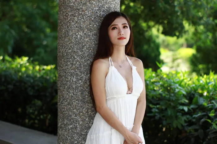 [爱美足] NO.039 Go Go 白色小禮服 高跟美腿外拍 街拍#[106P]-6