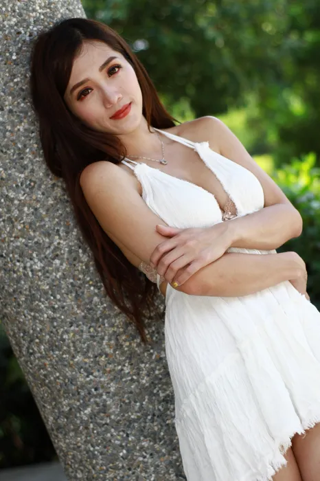 [爱美足] NO.039 Go Go 白色小禮服 高跟美腿外拍 街拍#[106P]-7