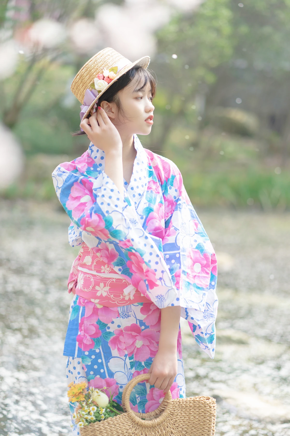[艺图语] 2023.02.08 Vol.2995 春日花和服 泉泉#[32P]-7