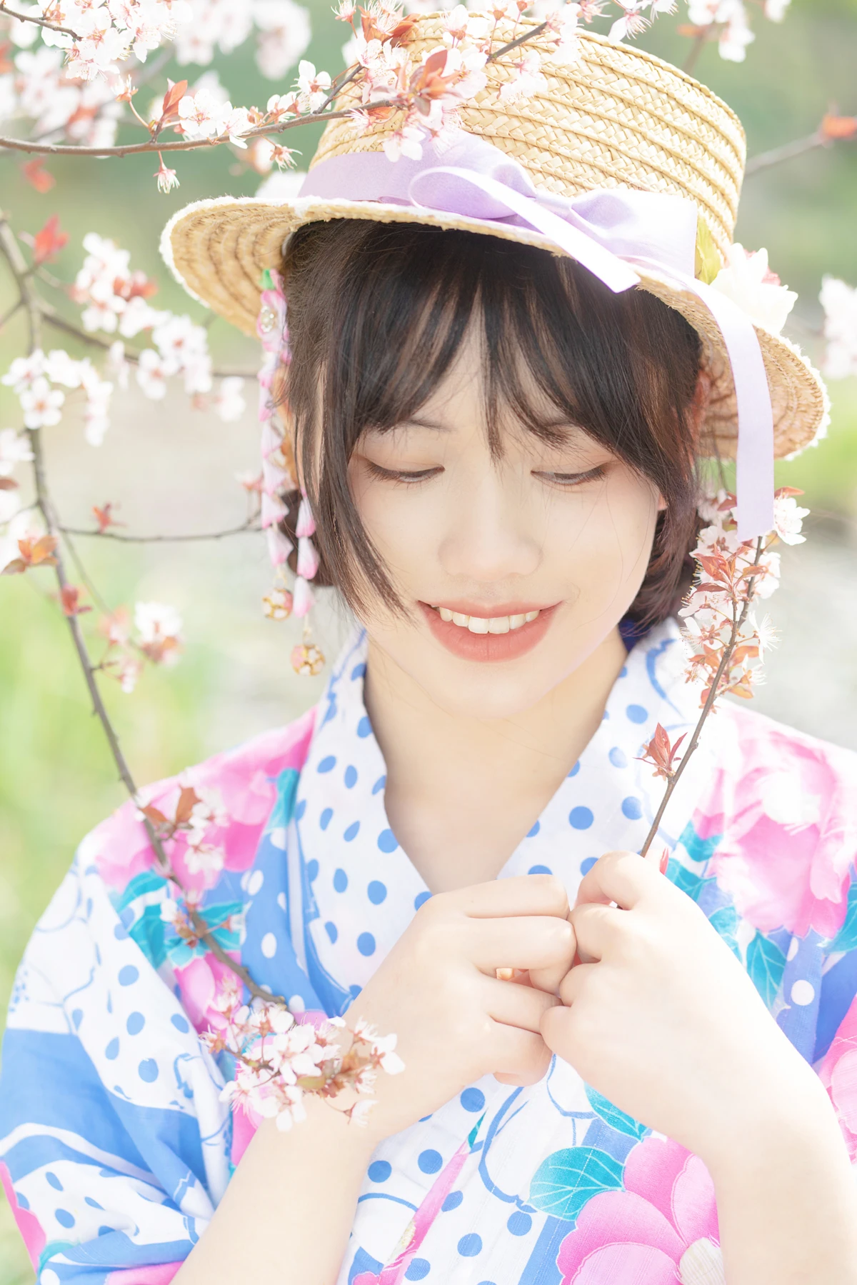 [艺图语] 2023.02.08 Vol.2995 春日花和服 泉泉#[32P]-9