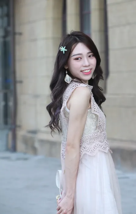 [爱美足] NO.097 林芝榕 小禮服 高跟美腿外拍 街拍#[88P]-7