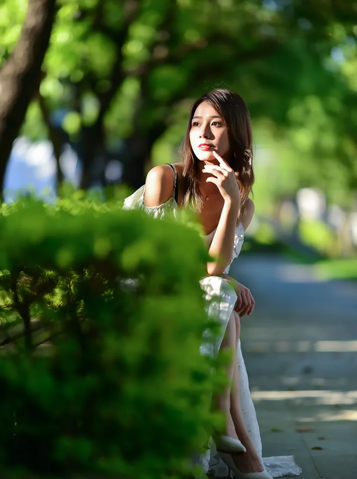 [爱美足] NO.200 vivi曹媛媛 吊带高衩长裙高跟美腿 街拍#[105P]-3
